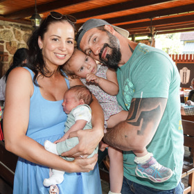 Zpěvák Václav Noid Bárta je otcem tří dcer - nejstarší Terezky, prostřední Elišky a nejmladší Aničky.