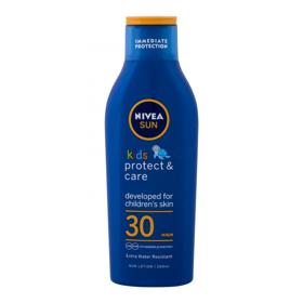 Voděodolné mléko na opalování pro děti Nivea Sun Kids Protect & Care Sun Lotion SPF30. Nivea, 203 Kč