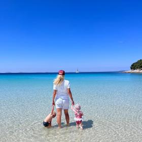 Vendula Pizingerová trávila odmalička u vody celé léto. 