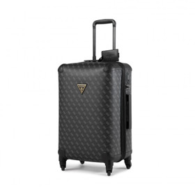 Elegantní černý kufr střední velikosti. GUESS, 4239 Kč. 