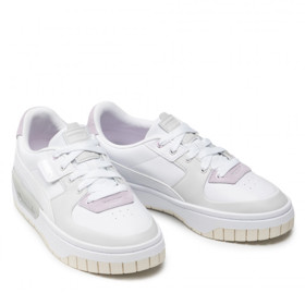 Šedo-bílé tenisky se světle fialovými detaily. PUMA, 2599 Kč