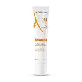 Transparentní fluid SPF50+. A-Derma, 479 Kč