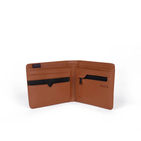 Hnědá kožená pánská peněženka. VUCH, 899 Kč