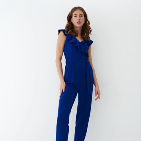 Dámský dlouhý modrý overal. MOHITO, 899 Kč. 