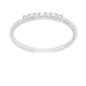 Půvabný prsten se zirkony. Brilio Silver, Vivantis, 155 Kč.