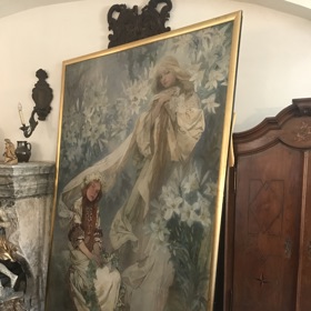 Velkoformátový obraz je jedním z děl, které se již brzy představí veřejnosti. 