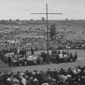 Po válce se na místě tragédie uskutečnila pietní akce.