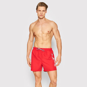 Červené plavecké šortky. PEPE JEANS, 838 Kč