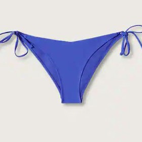 Modré bikinové kalhotky se stuhou. MANGO, 399 Kč