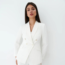 Bílé elegantní sako. MOHITO, 1299 Kč