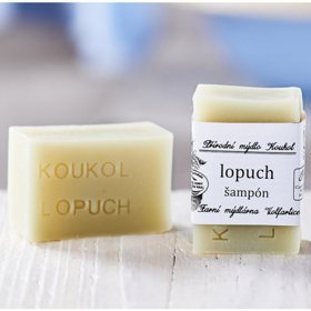 Veganský 100% rozložitelný tuhý šampon s vůní rozmarýnu. Mýdlárna Koukol, 135 Kč