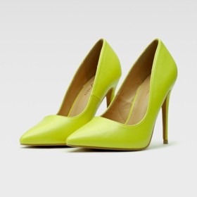 Neonově zelené lodičky. DeeZee, 539 Kč