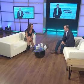 Agáta Hanychová a Jaromír Soukup se blíže seznámili díky jeho televiznímu pořadu, kam byla modelka pozvaná na interview.