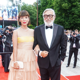 Jiří Bartoška s manželkou Andreou 