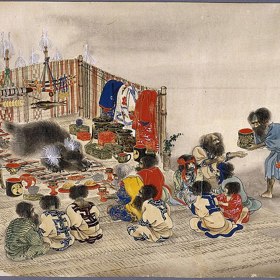 A jelikož věří, že jsou medvědi ztělesním bohů, rituálně je zabíjejí. Prý si tím zajistí požehnání.