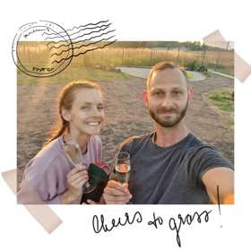 Gabriela s manželem Filipem, za kterého se vdala v roce 2016.