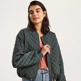 Dámský prošívaný bomber. Lindex, 1499 Kč. 