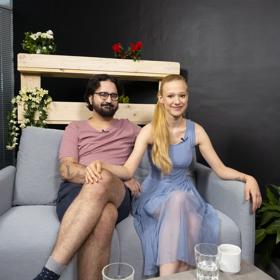 Manželská dvojice Tereza Těžká a Jan Hůzl přijala pozvání do talkshow Milušky Bittnerové Na kafeečko.