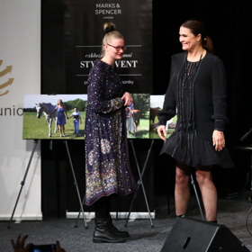 Herečka bere svoji dceru často do společnosti, protože je komunikativní a má ráda lidi.