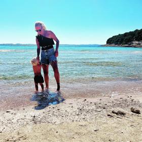 Se synem Pepíčkem začala chodit na plavání, když mu bylo šest měsíců.