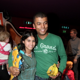 S nejstarší dcerou Vanessou v roce 2008