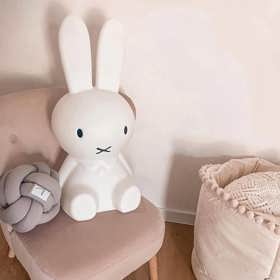 Velký plyšový králík musí být miláčkem každé malé holčičky.