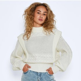 Krémový svetr. NOISY MAY, 787 Kč