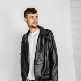 Černá kožená bunda. Stylovej, 2990 Kč