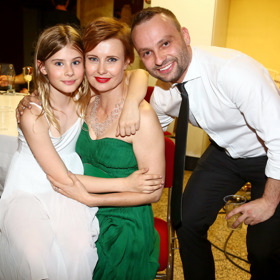 Sofie Anna mámu podporovala také během jejího účinkování v pořadu StarDance v roce 2015. Na fotografii s tanečním partnerem Jitky Schneiderové Markem Dědíkem.