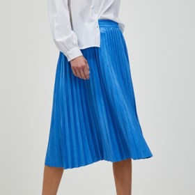 Modrá plisovaná midi sukně. ORSAY, 562 Kč