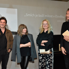 Během křtu Bořek vyprávěl, jak se s Jitkou Asterovou před lety seznámil.