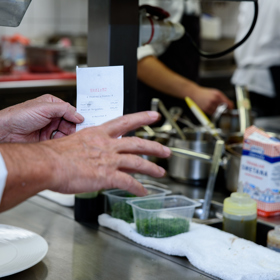 Objednávka jídla v detailu.