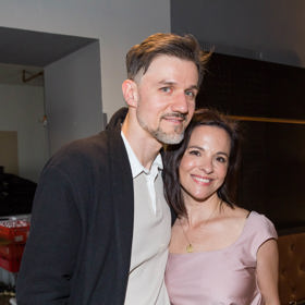 Herečka s partnerem Michalem Škrabákem.