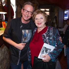 Aleš Cibulka měl z přítomnosti Libuše Švormové velkou radost.