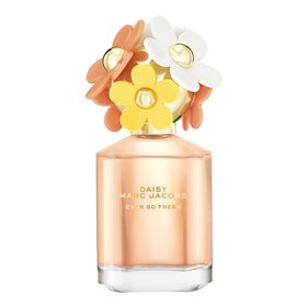 Marc Jacobs Daisy Ever So Fresh v sobě snoubí esenci z pomerančových květů, mandarinky, manga a ananasu. To vše podtrhne kašmírové dřevo. Sephora, 1660 Kč/30 ml