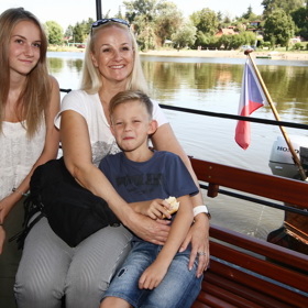 Linda Finková o dceři Viktorii říká, že je cílevědomá. 