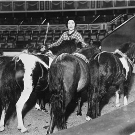 Maria Rasputin však vystupovala i s o poznání krotšími zvířaty.