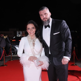 Doprovod jí samozřejmě dělal její partner Radek Filipi.