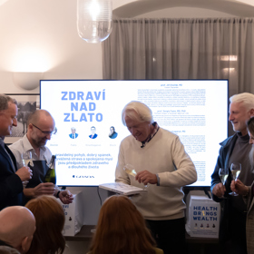 Křest knihy proběhl za účasti PhDr. Mariana Jelínka, který k českému vydání knihy napsal předmluvu.