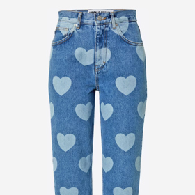 Džíny se srdíčky NEON & NYLON, 695 Kč