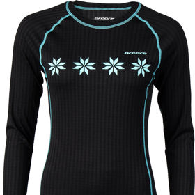 Komplet termo trička a legín v černé barvě s tyrkysovými detaily. Arcore, 499 Kč