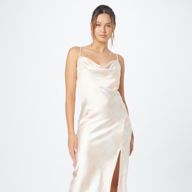 Slipové midi šaty Gina Tricot, 554 Kč