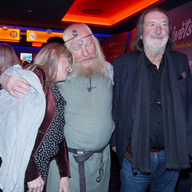 Protože je pohádka o pohanských bozích, někteří navštívili i slavnostní premiéru - a Chantal Poullain si jejich přítomnost užívala.