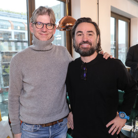 Jiří Strach s další režisérskou nadějí Biserem Arichtevem.