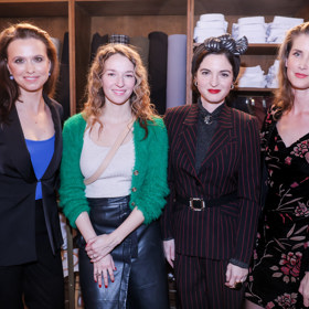 Hvězdy nového seriálu Jedna rodina. Zleva: Zuzana Vejvodová, Berenika Kohoutová, Kristýna Ryška Podzimková a Jana Bernášková.