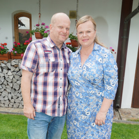 ...která se zde potkává s hereckým kolegou Davidem Novotným.