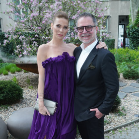 Andrea Verešová se svým dvorním stylistou Martinem Gruntorádem.