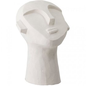 Bílá cementová dekorativní soška. Bloomingville, 666 Kč