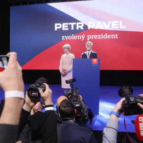 S manželkou Evou Pavlovou promluvili k České republice.