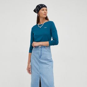 Džínová midisukně s rozparkem. Wrangler, 1 199 Kč